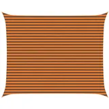 vidaXL Sonnensegel Orange und Braun 5 x 4 m 100 Polyester Oxford