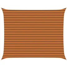 vidaXL Sonnensegel Orange und Braun 5 x 4 m 100 Polyester Oxford