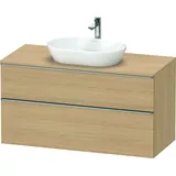Duravit Waschtischunterschrank wandhängend „D-Neo“ 120 × 66,4 × 55 cm Eiche Natur
