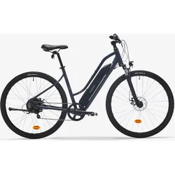 E-Bike Cross 28 Zoll 100E tiefer Einstieg blau S