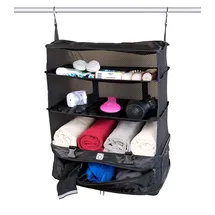 Xcase Packtaschen Koffer: XXL-Koffer-Organizer, Packwürfel zum Aufhängen, 45 x 64 x 30 cm