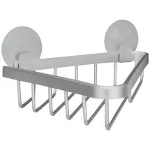 KLEINE WOLKE Duschkorb Rocco 25,4x13,5x4,5 cm grau/silber