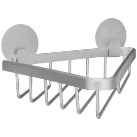 KLEINE WOLKE Duschkorb Rocco 25,4x13,5x4,5 cm grau/silber