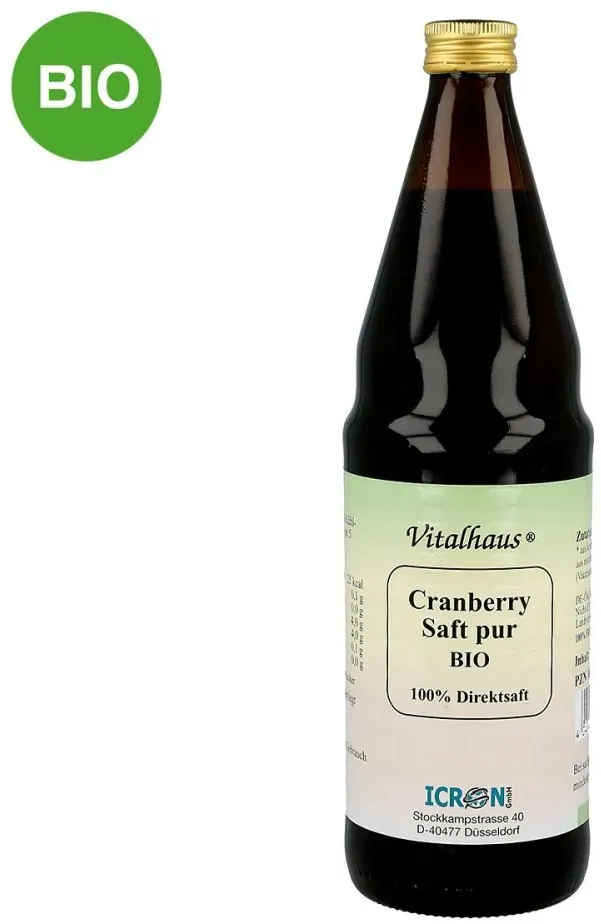 Cranberry Saft pur bio Vitalhaus