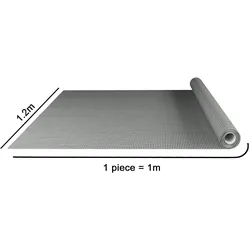 Intirilife Fliegennetz aus Fiberglas Grau Meterware Breite 120cm Maschenweite 1,2mm - UV beständig Fliegengitter Insektenschutz Gitter Fenster Tür