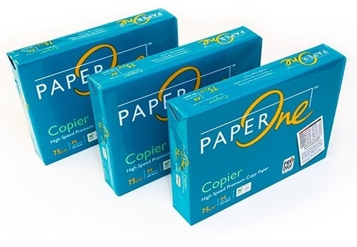 April 100000 Paper One PAPIER Markenpapier A4 weiß KOPIERPAPIER DRUCKERPAPIER Palette