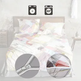 IRISETTE Magic 8889 grafisch bunt 135 x 200 cm + 80 x 80 cm