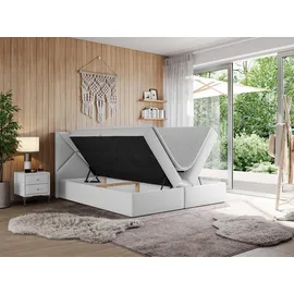 mks möbel Neomi 180 x 200 cm H3 Weiß