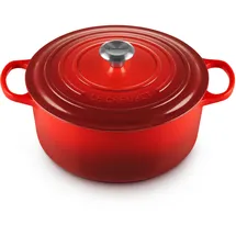 Le Creuset Signature Bräter 28 cm rund kirschrot