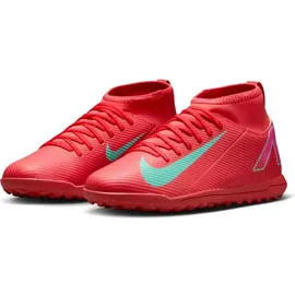 Nike Jr. Mercurial Superfly 10 Club TF Multinocken-Fußballschuhe Kinder 800 ember glow/aurora green 35