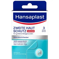 Hansaplast Zweite Haut Schutz Pflaster Groß 3 St