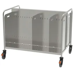 Rieber Stapelwagen, 2-teilig, aus Edelstahl, 1200 x 800 x 970 mm