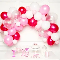 Luftballon Girlande rosa pink