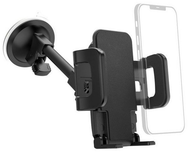 Hama Auto Handyhalterung mit Saugnapf, 360 Grad drehbar, universal Smartphone-Halterung schwarz