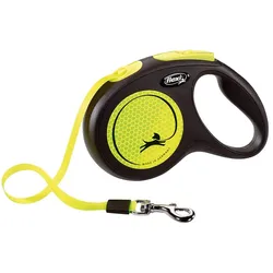 Flexi Leine Neu Neon Cord Fluo Gelb
