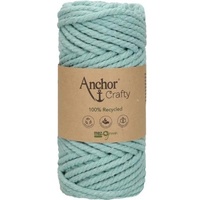 Anchor Crafty (Makramee-Garn, gedreht) 5mm, Garn + Wolle, Grün