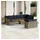 vidaXL Gartensofa-Set 13-tlg. grau Polyrattan