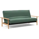 Innovation Living TM Schlafsofa Balder Sofa, Bettfunktion, Relaxsofa, Design mit hohem Komfort, Rückenlehne 3-fach verstellbar, Dauerschläfer grün
