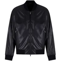 Giorgio Armani Armani Exchange Xm001241_af14863 Lederjacke - Black -
