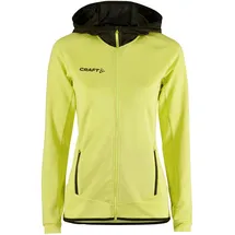 Craft Extend Kapuzenjacke Damen - Neongelb - Grau