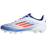 Adidas Unisex F50 Club Football Boots Flexible Ground Fußballschuhe, Cloud White/Solar Red/Lucid Blue, 43 1/3 EU