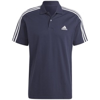 adidas Herren Polo Shirt (Short Sleeve) M 3S Pq Ps, Legend Ink/White, IC9311, S