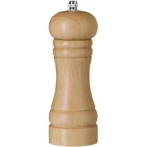 HENDI Salzmühle aus Holz 16,5 cm Braun unbefüllt