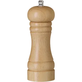 HENDI Salzmühle aus Holz 16,5 cm Braun unbefüllt