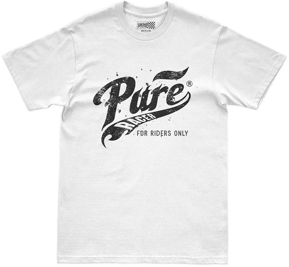 Pure Racer Basic Flames Kurzarm-t-shirt - White - L