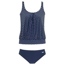 LASCANA Oversize-Tankini Damen marine-weiß Gr.54