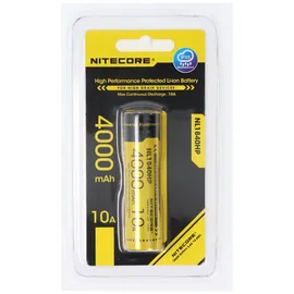 Nitecore 18650 Li-Ion Akku, NL1840HP, 4000mAh, mit Schutzschaltung