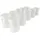 FixedByU Eimer mit Deckel 16 Liter Beige 10 St.