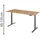 baselite Schreibtisch Asteiche / Grau
