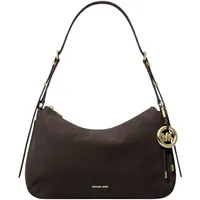 Michael Kors Nolita Medium Schultertasche Nubukleder Brown