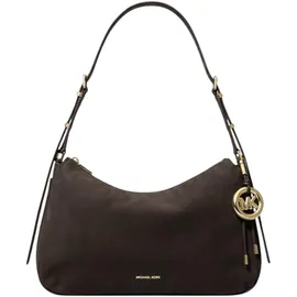 Michael Kors Nolita Medium Schultertasche Nubukleder Brown