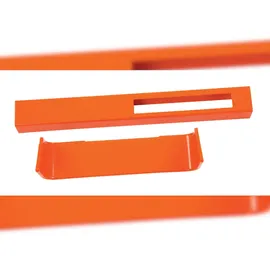 Proregal Farbcodierung Recyclingset für Wertstoffsammler Connector Bin | Aluminium | Orange