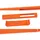 Proregal Farbcodierung Recyclingset für Wertstoffsammler Connector Bin | Aluminium | Orange