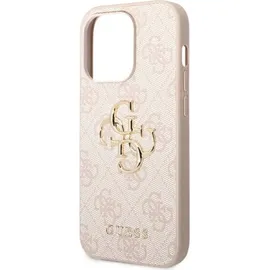GUESS iPhone 14 Pro Polyurethan Case pink