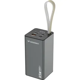 wozinsky Powerbank K65+ 65W 30000mAh 2x USB-C, 1x USB-A 65W - schwarz