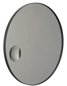 frost UNU Wandspiegel 4147 - rund ø800mm schwarz matt - schwarz matt