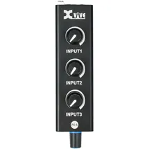 XVive PX‐A – Tragbarer 3‐Kanal Personal‐Mixer & Kopfhörerverstärker für In‐Ear‐Monitoring
