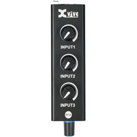 XVive PX‐A – Tragbarer 3‐Kanal Personal‐Mixer & Kopfhörerverstärker für In‐Ear‐Monitoring