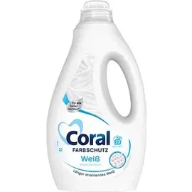 Coral FARBSCHUTZ Weiß Waschmittel 1,15 l