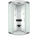 AcquaVapore Dampfdusche Duschtempel Sauna Dusche Duschkabine D46-00M3 80x80