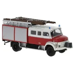 BREKINA 47139 1:87 Mercedes LAF 1113 LF 16 mit Vorbaupumpe rot weiss Feuerwehr Hessen, 1972