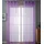 Gardinenbox 2er-Pack Ösen Gardinen Transparent Vorhang Set Wohnzimmer Voile Ösenvorhang Bleibandabschluß HxB 245x140 cm Lila, 203322