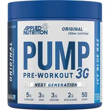 Applied Nutrition Pump 3G Vortraining Icy Blue Raz Pulver 375 g
