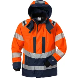 Fristads High Vis Airtech® Außenjacke Damen Kl. 3 4518 GTT 127663 - warnschutz-orange/marine - S