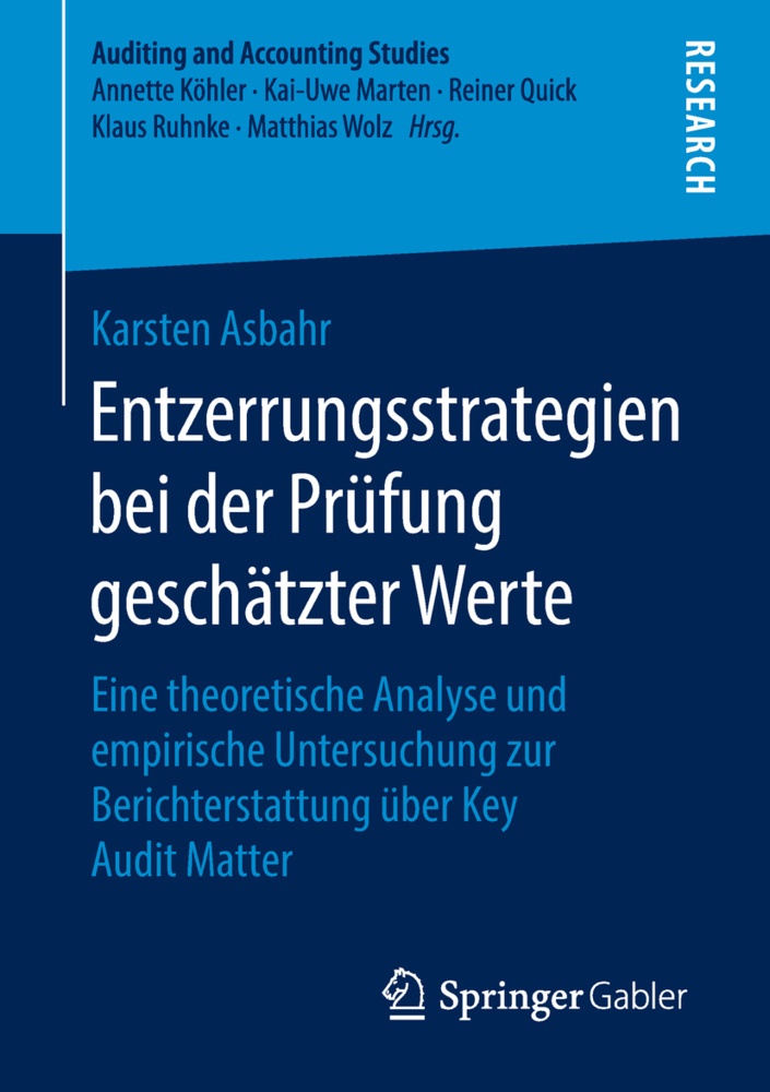 Entzerrungsstrategien Bei Der Prüfung Geschätzter Werte - Karsten Asbahr  Kartoniert (TB)