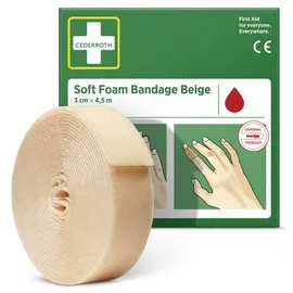 CEDERROTH Soft Foam Bandage 4,5 m x 3 cm 1 St.